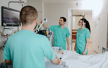 Neurologische Intensivstation im ZIT Team der neurologischen Intensivstation im Zentrum für Intensivmedizin (ZIT)