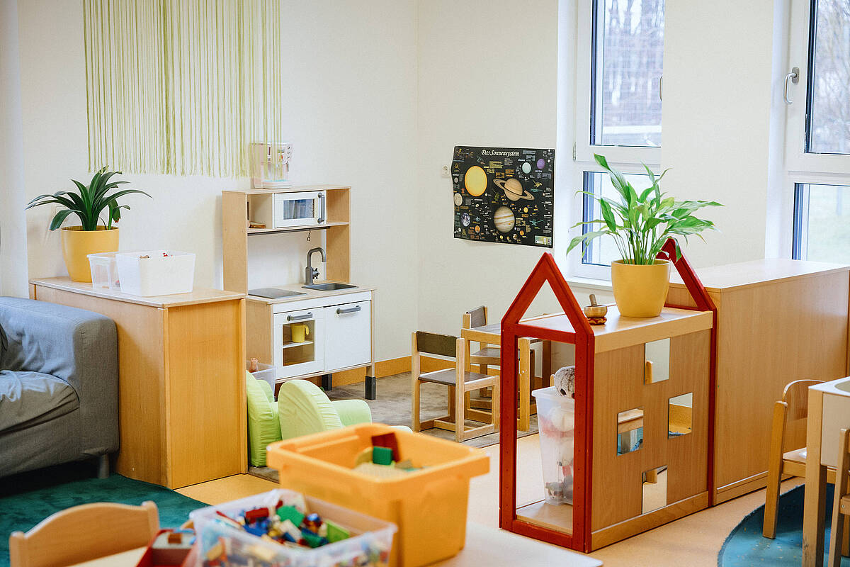 Spielecke mit Kinderküche