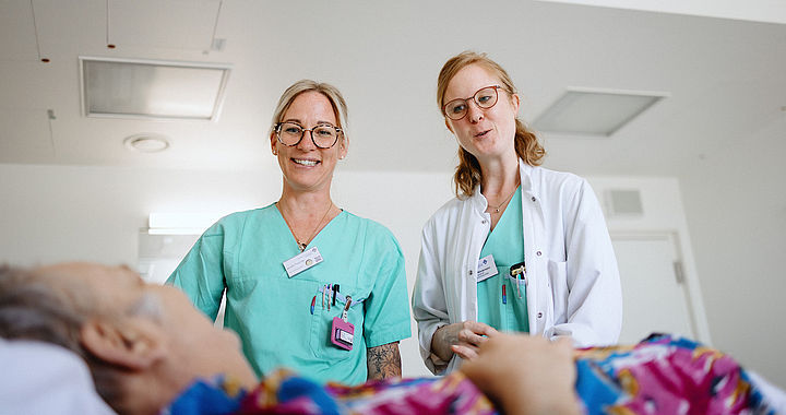 Pflegepersonal im Zentrum für Intensivtherapie