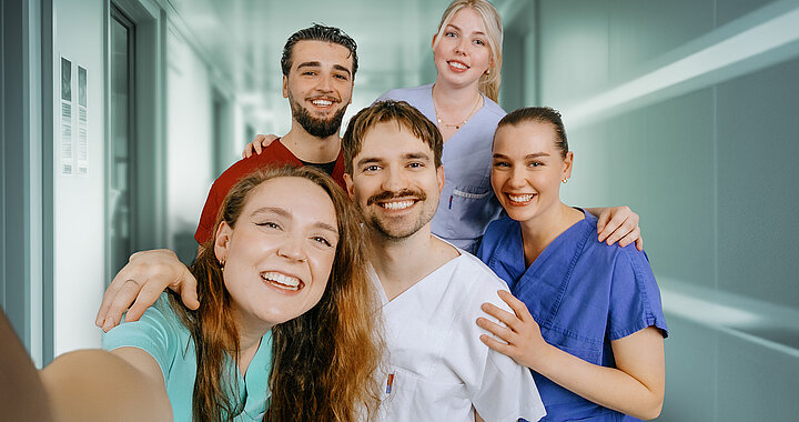 Vielfältiges Pflegeteam